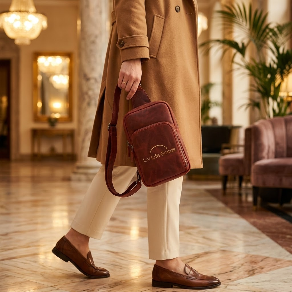 LivLifeGoods™ Crimson Edge Signature Bag