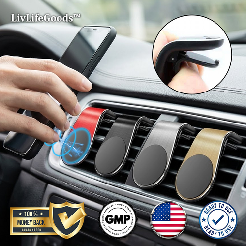 LivLifeGoods™ DriveGrip Car Phone Magnetic Bracket