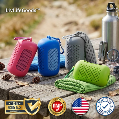 LivLifeGoods™ FitCool Outdoor Ice Cooling Towel Set
