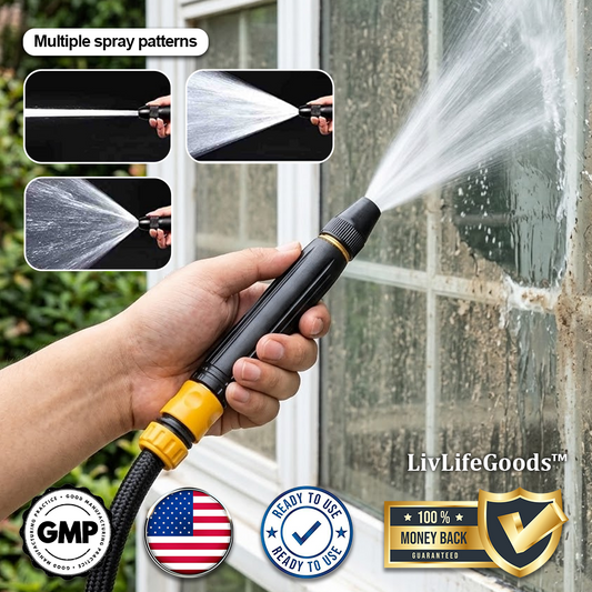 LivLifeGoods™ JetFlow High-Pressure Hose Nozzle