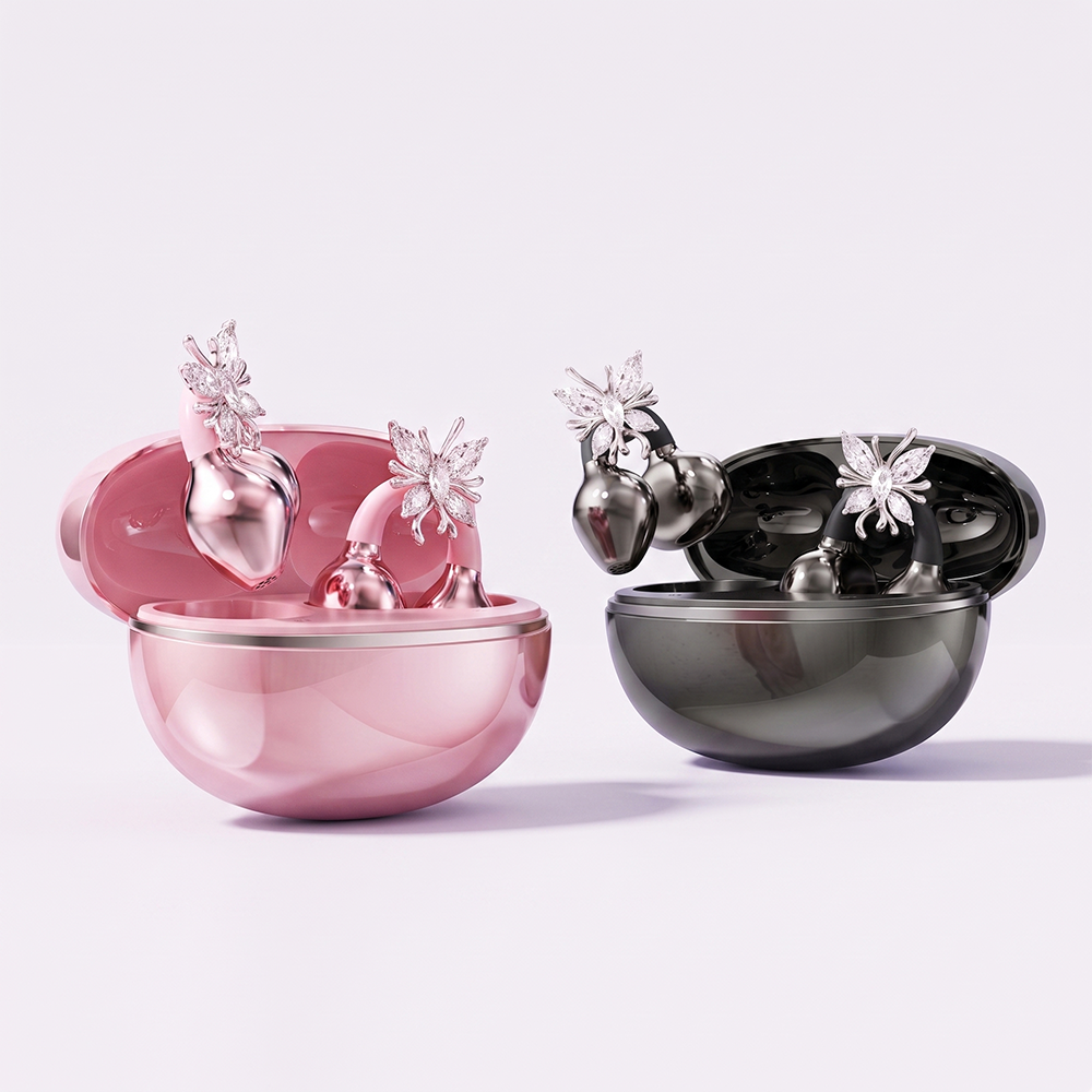 LivLifeGoods™ JewelSound Diamond Clip-On Earbuds