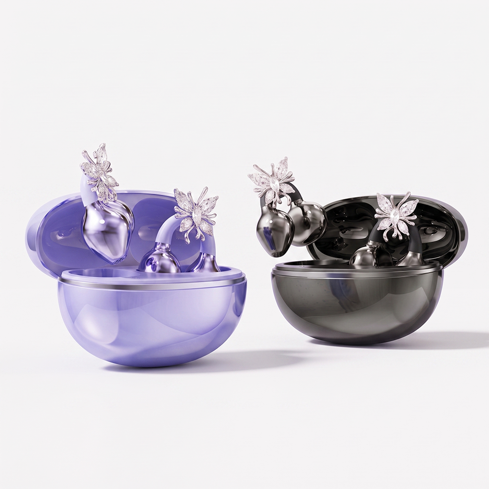 LivLifeGoods™ JewelSound Diamond Clip-On Earbuds