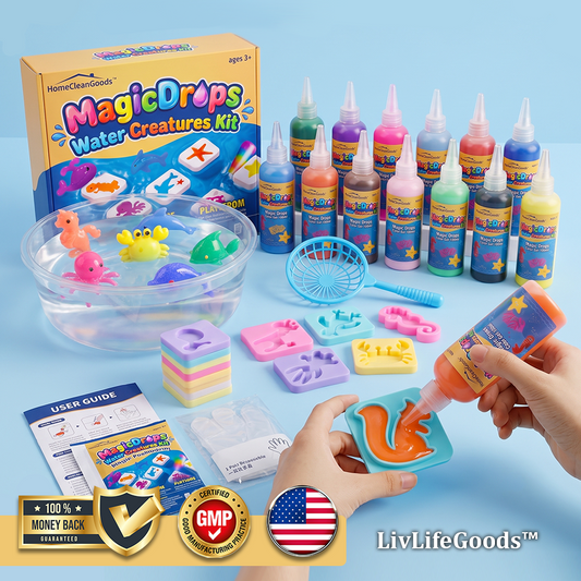 LivLifeGoods™ MagicDrops Water Creatures Kit