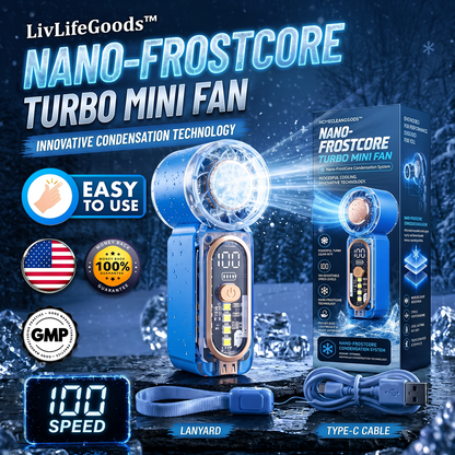 ❄️ 2026 Cooling Technology Breakthrough — LivLifeGoods™ Nano-FrostCore Turbo Mini Fan 2