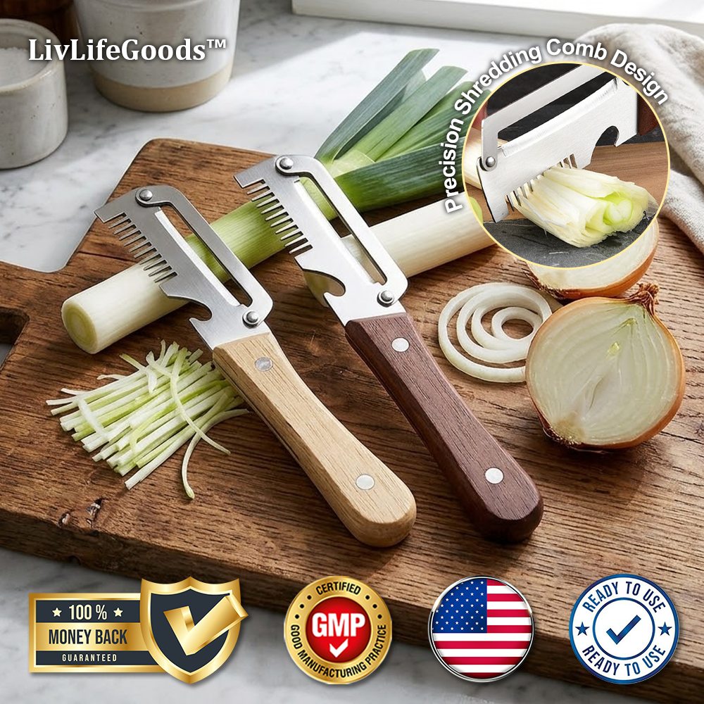 LivLifeGoods™ PrepSlice Multi Veggie Shredder Peeler