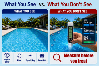 LivLifeGoods™ PureCheck Smart 3-in-1 TDS Water Quality Tester