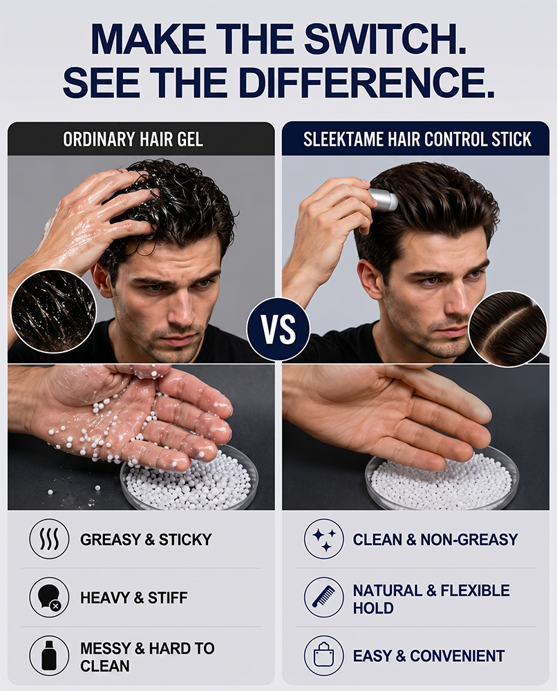 LivLifeGoods™ SharpHold Side-Part Hair Control Stick