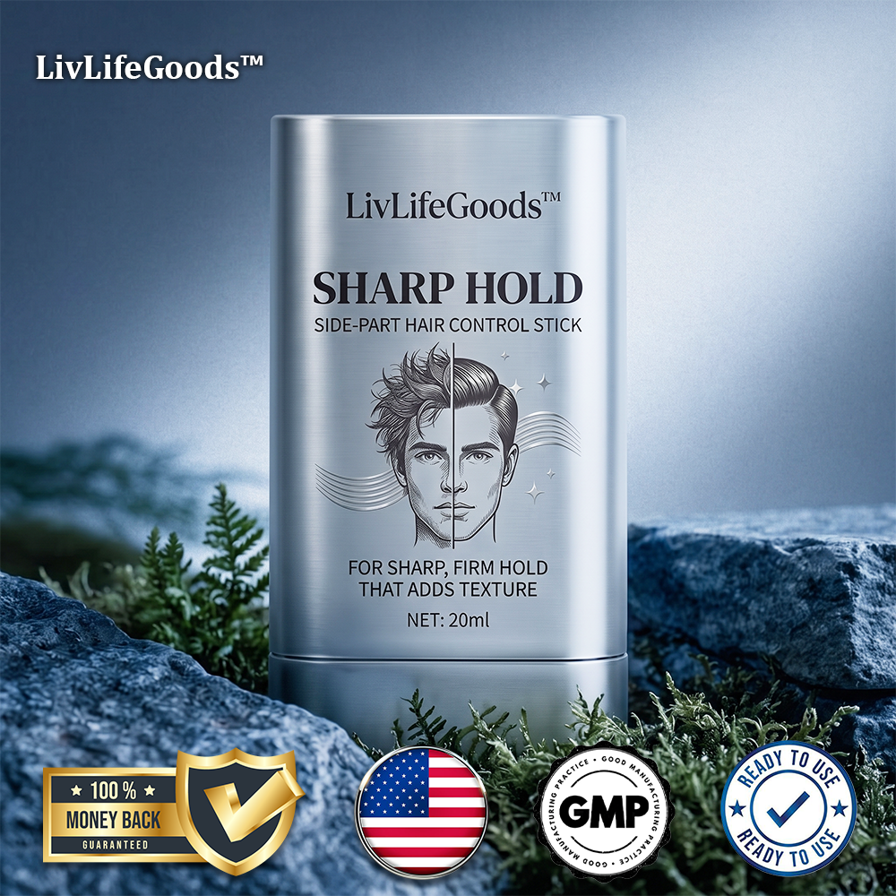 LivLifeGoods™ SharpHold Side-Part Hair Control Stick