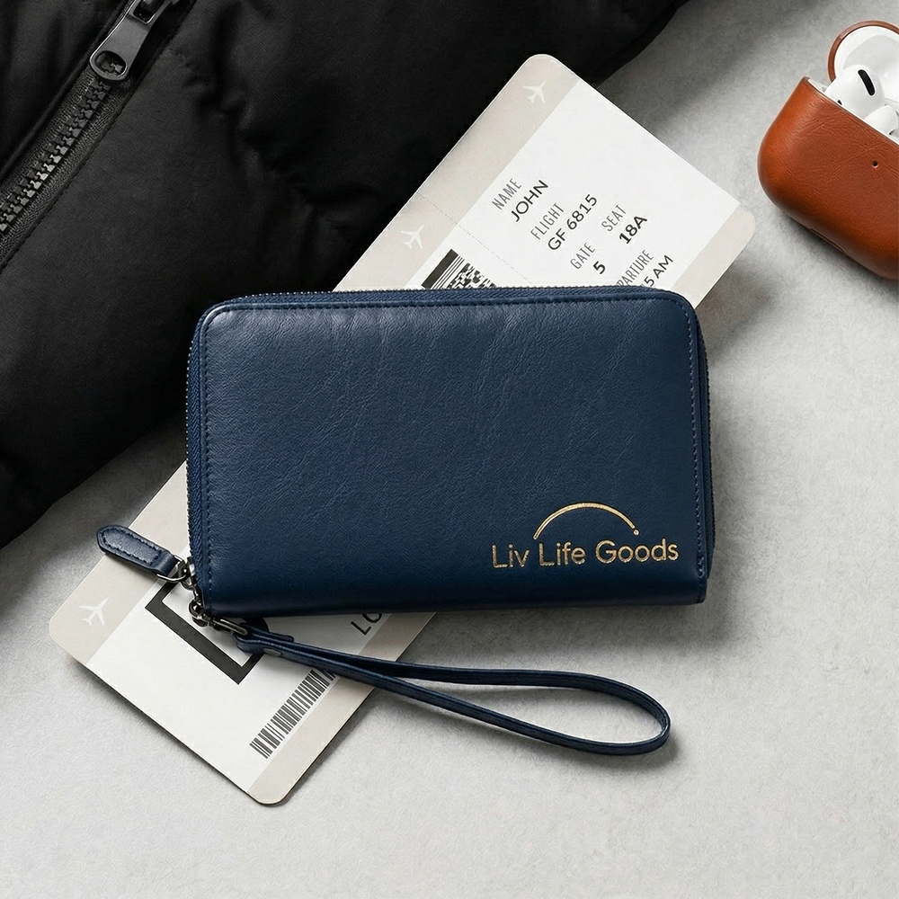LivLifeGoods™ Skyline Voyage Passport Case