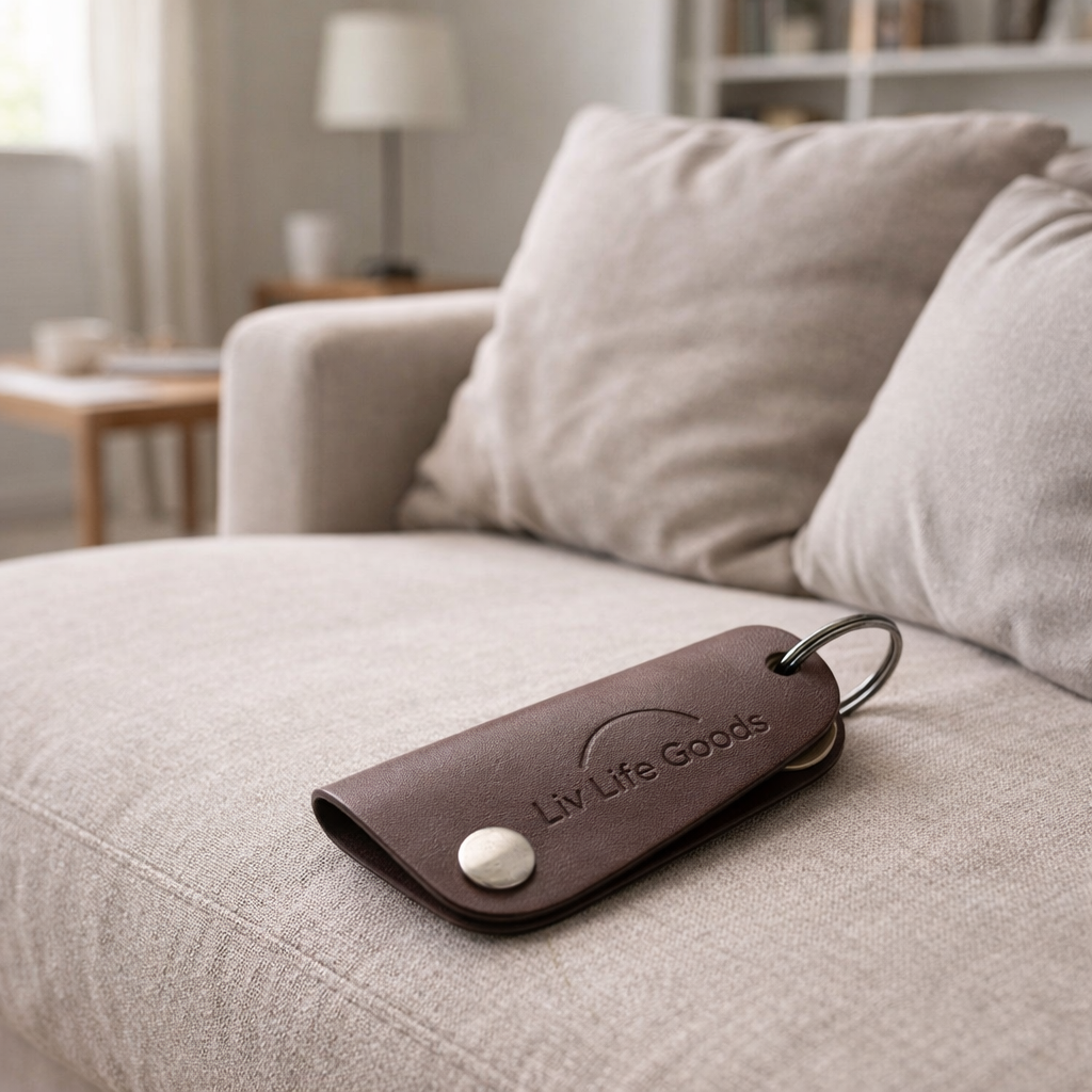 LivLifeGoods™ Walnut Grain Key Holder